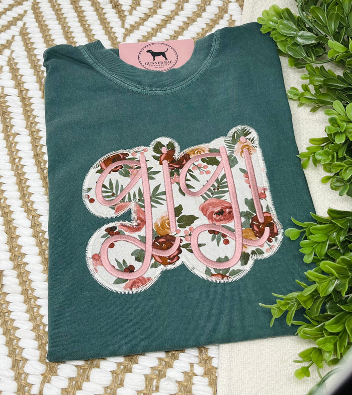 GIGI Applique Embroidered T-shirt or Sweatshirt (outline)