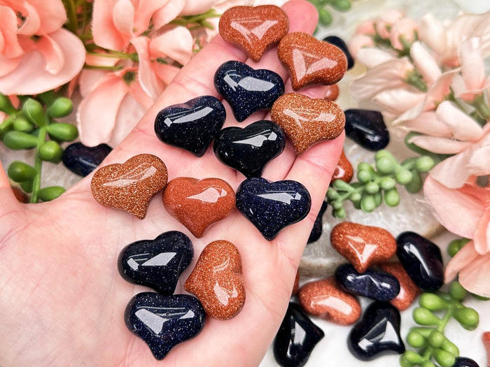 small-orange-blue-goldstone-hearts