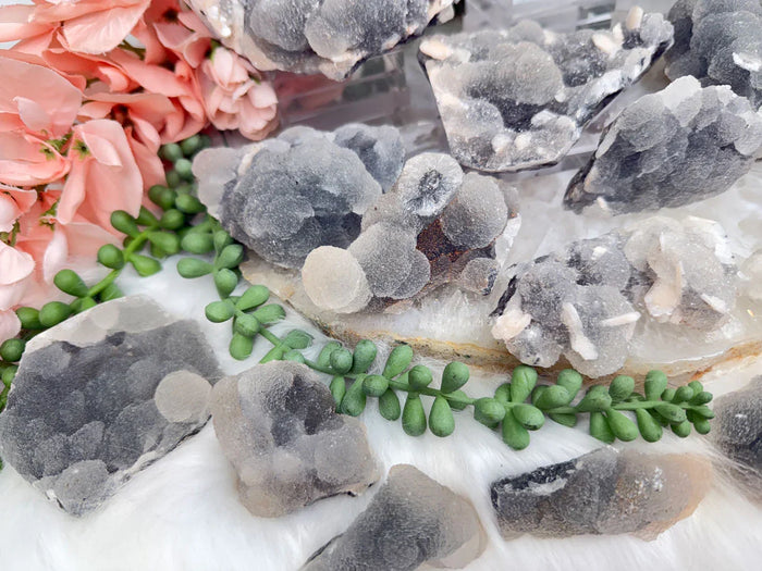 Gray Chalcedony Crystals