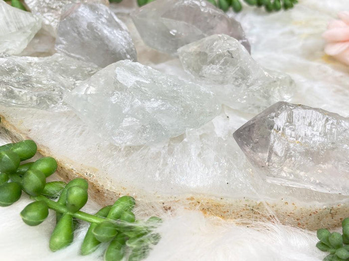 Green Prasiolite Points