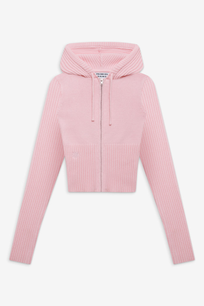 Heritage Zip Up Hoodie Cozy Pink
