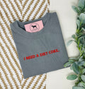 I NEED A DIET SODA Custom Embroidered T-shirt or Sweatshirt
