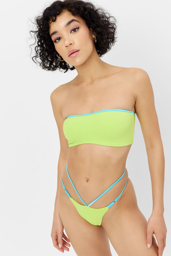 Jean Terry Bandeau Bikini Top Siren