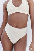 Jenna High Waist Bikini Bottom Angel Dust