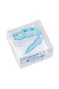 Clear acrylic large crocodile clear stamp with blue outline design