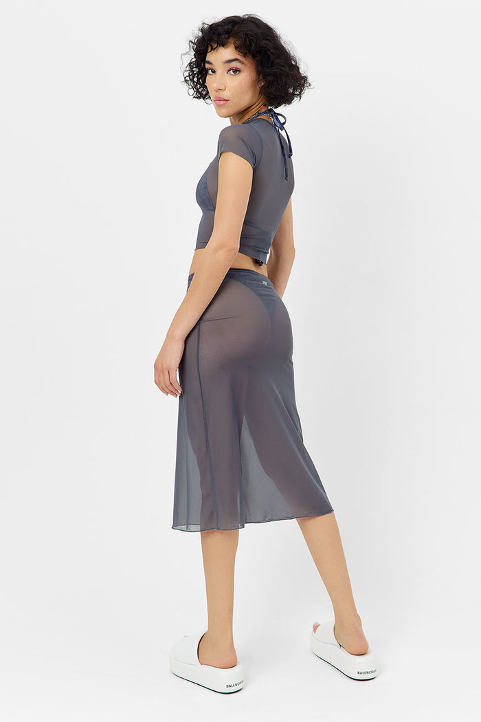 Lauryn Mesh Crop Top Galaxy