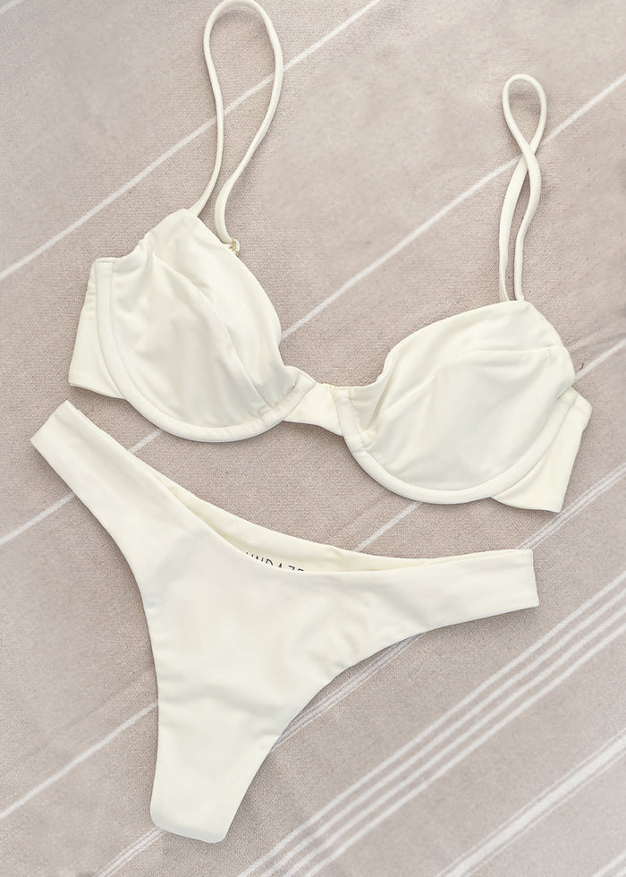 Sundaze Bikinis Cream underwire sustainable bikini top