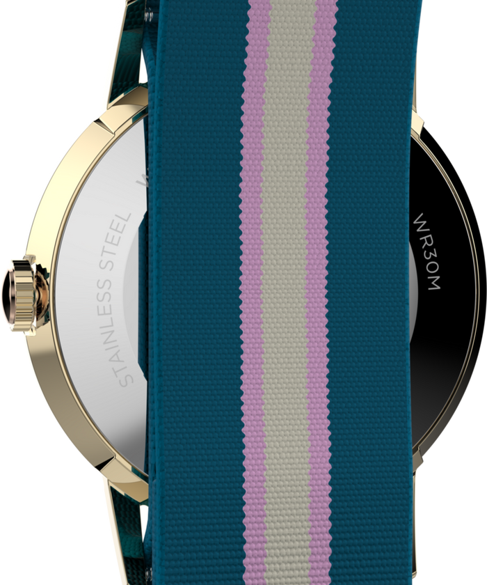 TW2Y49900 Marlin® 34mm Fabric Strap Watch Caseback Image