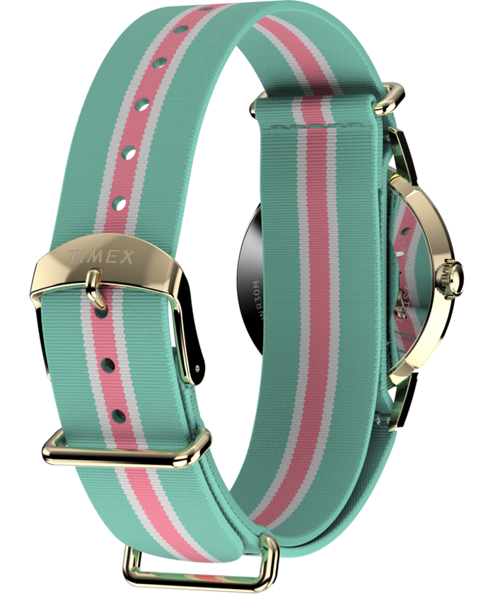 TW2Y49700 Marlin® 34mm Fabric Strap Watch  Caseback with Attachment Image