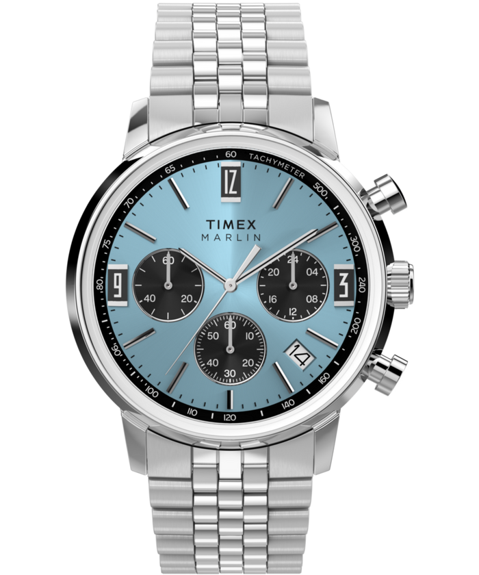 TW2Y66500 Marlin® Chronograph Tachymeter 40mm Stainless Steel Bracelet Watch  Primary Image