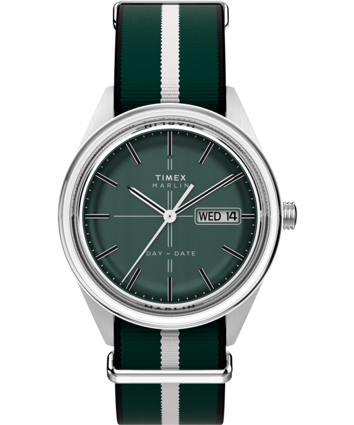 TW2Y37500 Marlin® Jet Quartz 38mm Fabric Strap Watch Primary Image