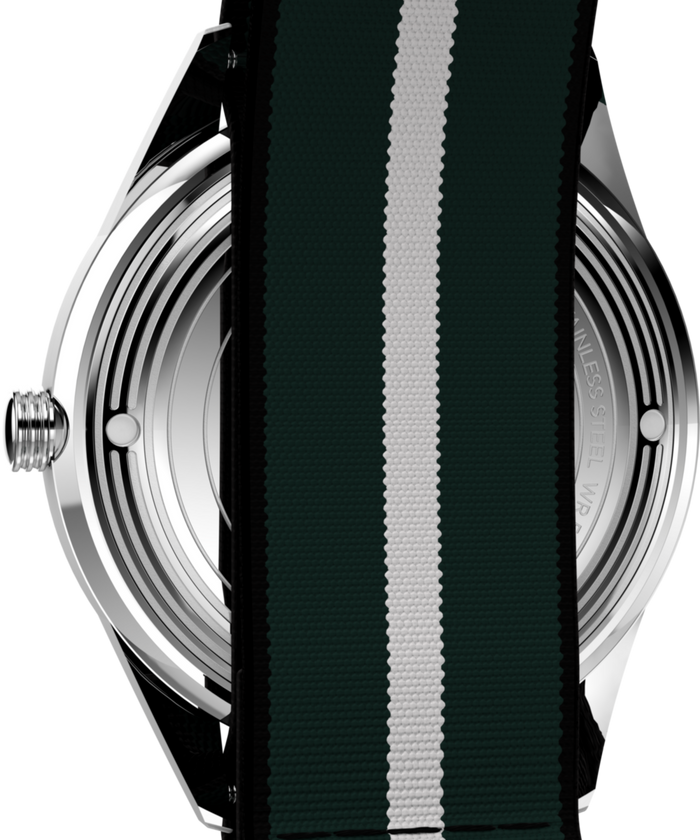 TW2Y37500 Marlin® Jet Quartz 38mm Fabric Strap Watch Caseback Image