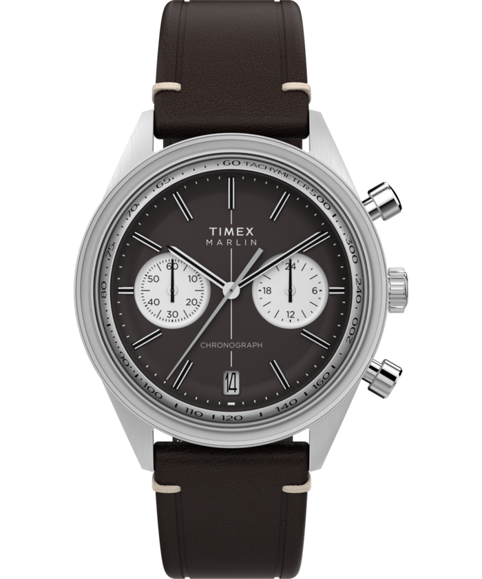 TW2Y24700 Marlin® Jet Quartz Chronograph 40mm Leather Strap Watch Primary Image