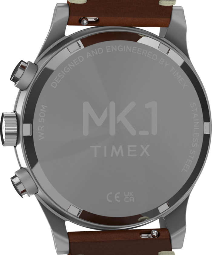 TW2Y71100 MK1 Chronograph 40mm Leather Strap Watch Caseback Image