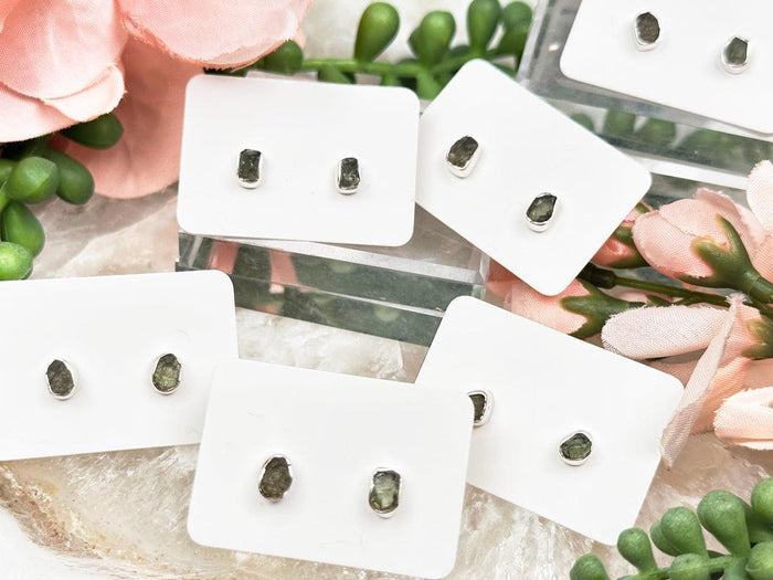 moldavite-earrings