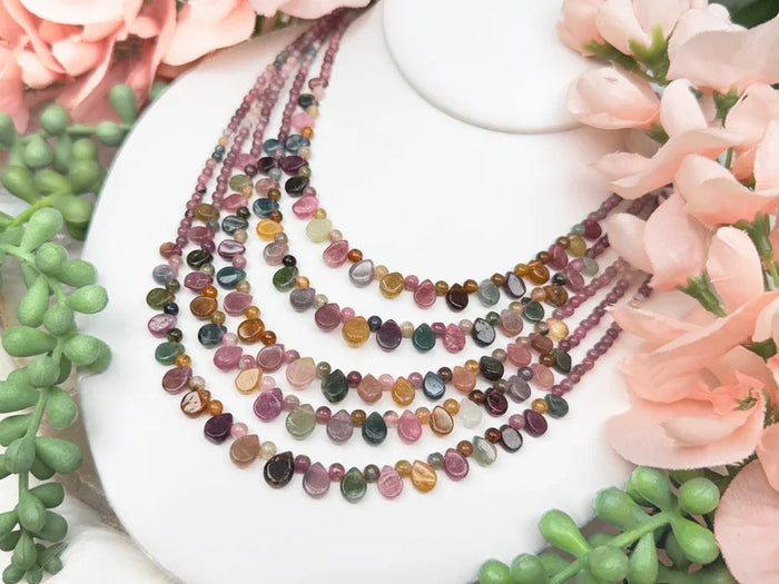 multicolor-tourmaline-beaded-necklaces
