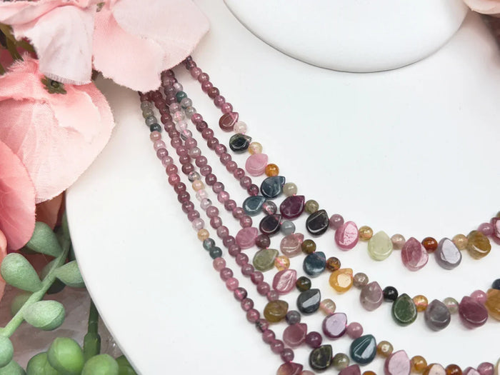 multicolor-tourmaline-beaded-necklaces