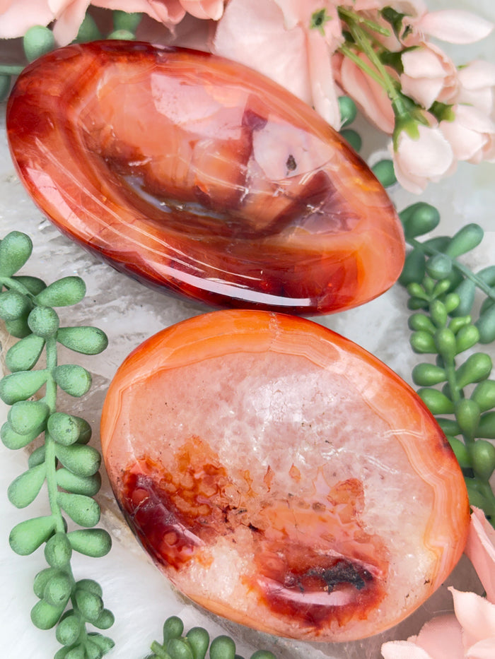 Orange Carnelian Bowls