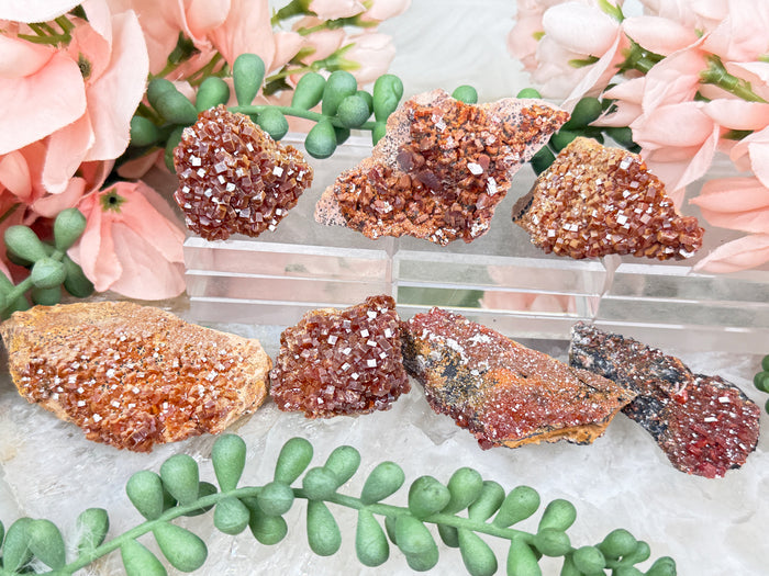 Orange Vanadinite Clusters