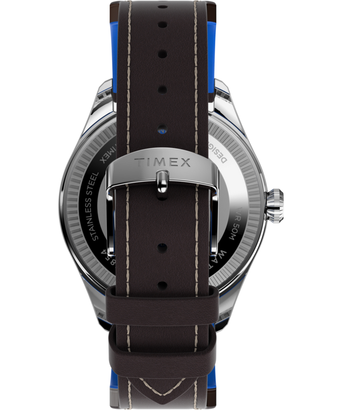 TWG030100 Pan Am x Timex Day-Date 42mm Leather Strap Watch Strap Image