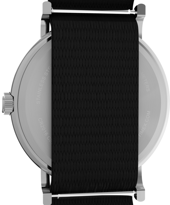 TW2Y11800 Peanuts® x Timex Van 38mm Fabric Strap Watch Caseback Image