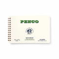 Heavy sketchbook front cover, spiral binding, white, 40 sheets heavy weight paper