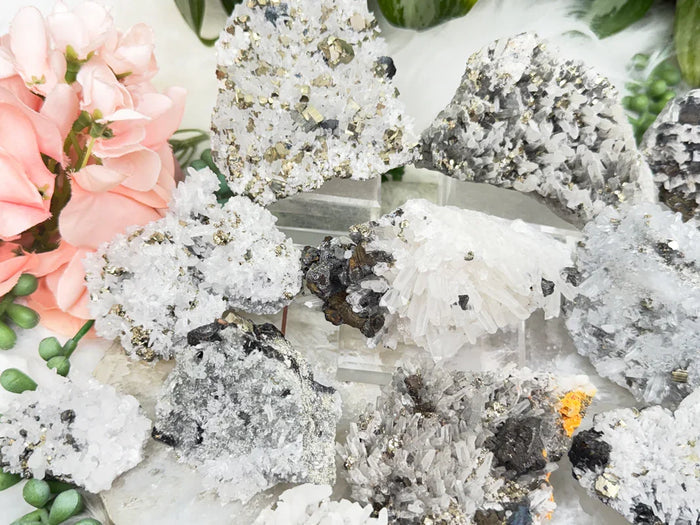 peru-quartz-pyrite-clusters-for-sale