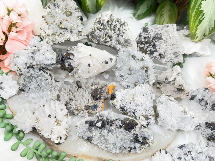 peru-quartz-pyrite-clusters-for-sale