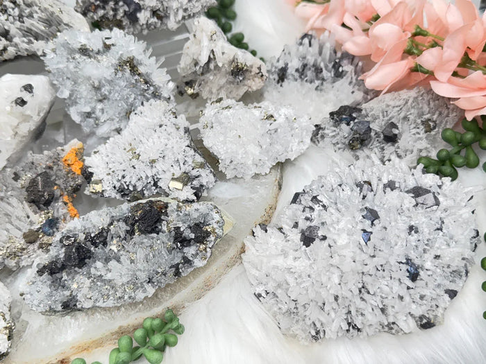 peru-quartz-pyrite-clusters-for-sale
