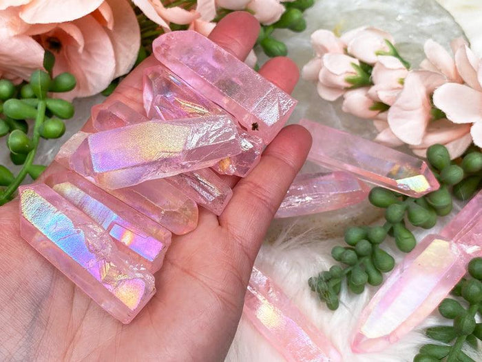 pink-aura-quartz-points
