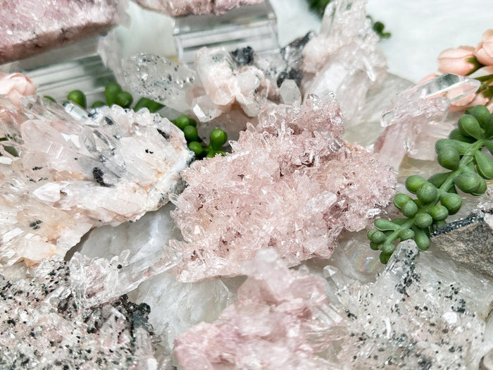 Pink Green Colombian Quartz