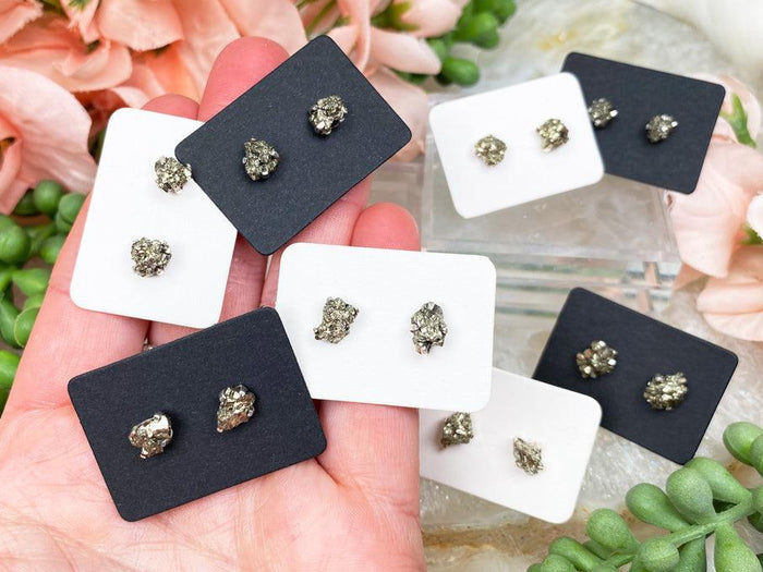 Peruvian-Pyrite-Earrings