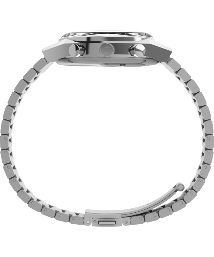 TW2Y34800 Q Timex® Falcon Eye Chronograph 40mm Stainless Steel Bracelet Watch Profile Image