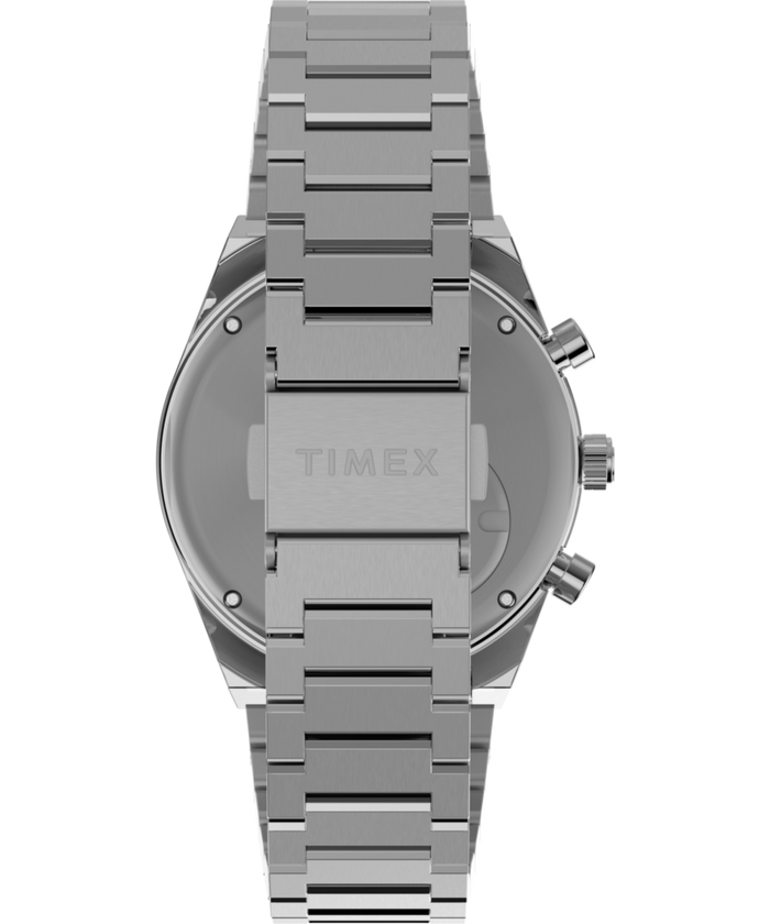TW2W33700 Q Timex Falcon Eye Chronograph 40mm Stainless Steel Bracelet Watch Strap Image