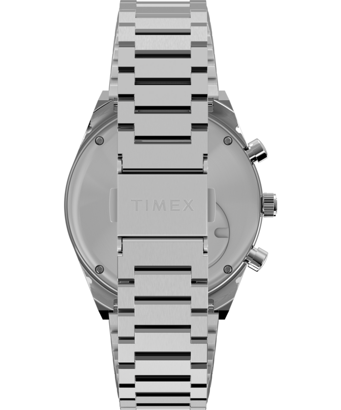 TW2Y34800 Q Timex® Falcon Eye Chronograph 40mm Stainless Steel Bracelet Watch Strap Image