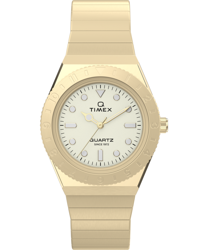 TW2Y57500 Q Timex® Mini 30mm Stainless Steel Expansion Band Watch  Primary Image