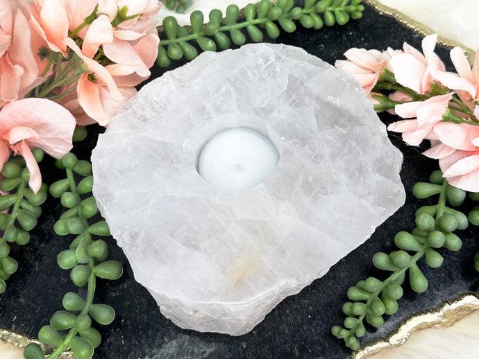 quartz-candle-holder