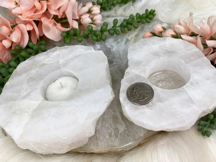 White-Quartz-Candle-Holder
