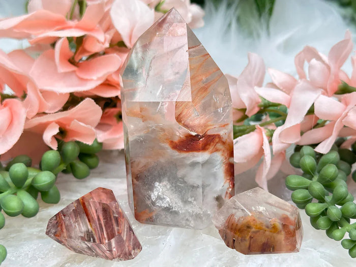 Red Amphibole Quartz