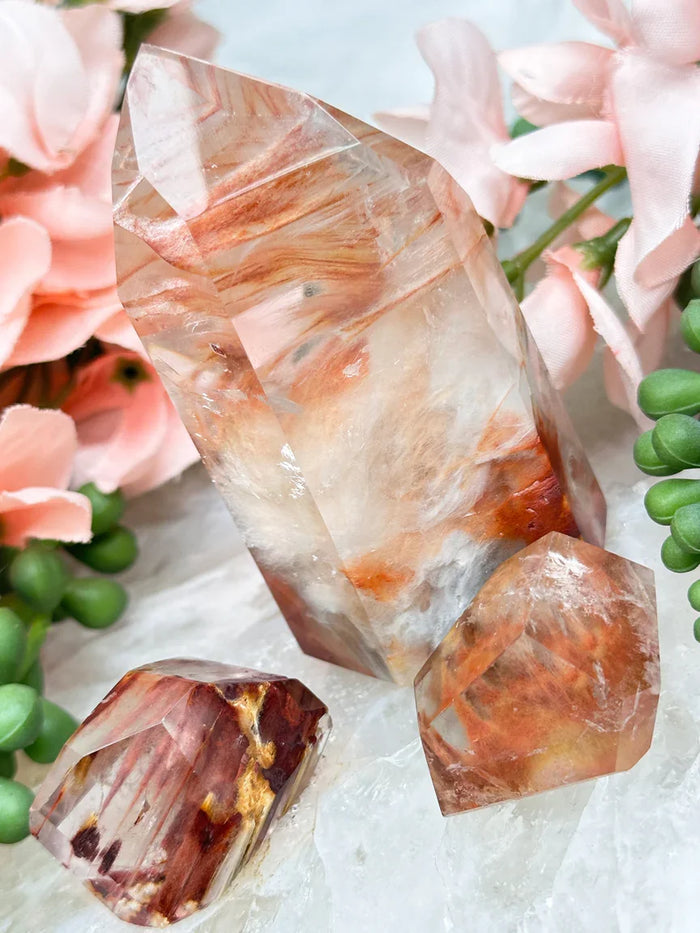 Red Amphibole Quartz