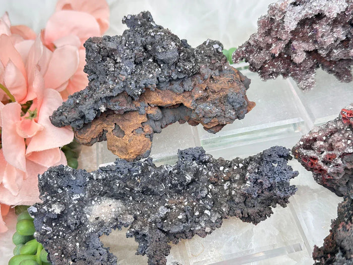 mexican-black-red-calcite-crystal-clusters