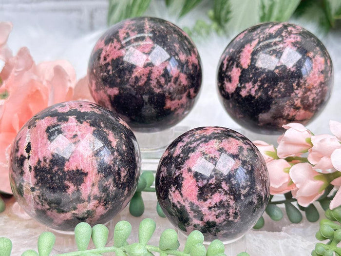 Rhodonite Sphere