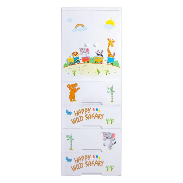 Safari Theme 7 Layer Wardrobe