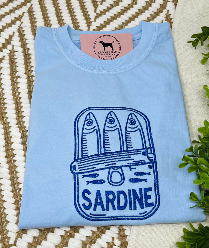 Sardine Embroidered T-shirt or Sweatshirt