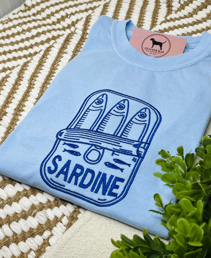 Sardine Embroidered T-shirt or Sweatshirt