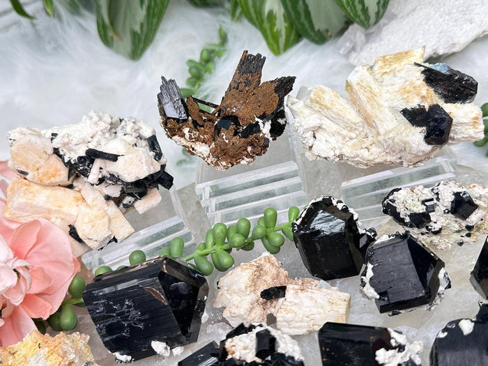Schorl Tourmaline Microline