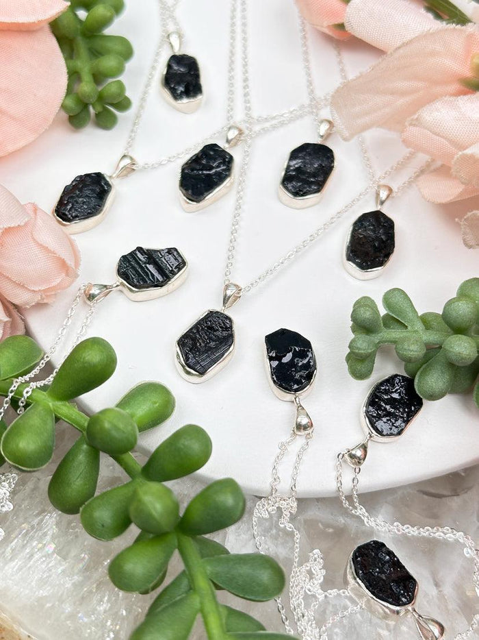 black-tourmaline-pendant-necklaces