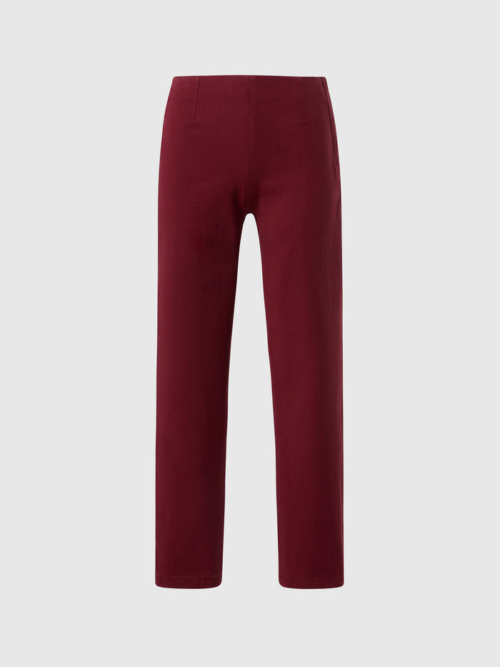 hover | Deep red | slim-fit-stretch-cotton-long-trouser-074686