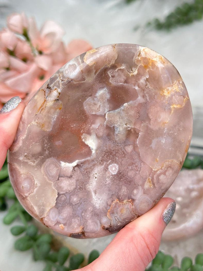 Small Flower Agate Bowls