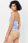 Sofia Thong Bikini Bottom Baby Blue